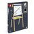 janod® podesiva dvostrana magnetska ploča za crtanje s dodacima grey/yellow