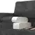 Set sofe 2 pcs Tamnosiva Poliester