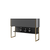 Hanah Home Komoda Luxe 120x80x30cm Zlatno-Antracit