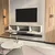 Hanah Home TV Komoda Elia, 140x25,6x32 cm, Bela