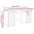 Stol s policom Siva sonoma 142,5 x 50 x 75 cm Konstruirano drvo