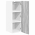 vidaXL Viseča omarica Riga 2 pcs Siva Sonoma in bela 30 x 31 x 80 cm