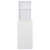 Den Barska miza z omarico bela 115x59x200 cm