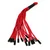 Gardj Europe Knot Flogger Rdeč
