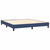 Vidaxl Box spring postelja z vzmetnico modra 160x200 cm blago