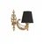 Opviq Zidna lampa Gloria, 15x10x13cm, IP20, Crno-zlatna boje