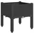 Vrtna sadilica s nogama crna 40 x 40 x 42 cm PP