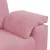 vidaXL Trosed roza 220x77x82 cm žamet