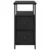 Noćni ormar 2 pcs Crni hrast 30 x 60 x 60 cm Konstruirano drvo