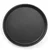 shumee Natakarski pladenj, protizdrsni, odporen, okrogel, z robom, dia. 32 cm - črna