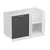 Hanah Home kuhinjski element Minar 7972, 120 cm, beli / antracit