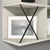 Hanah Home Zidna polica Extra, 60x60x24 cm, Krem