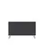 HANAH HOME Komoda Salkim 120 Anthracite Silver