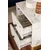 Hanah Home Noćni ormarić Glimmer, 45.2 x 50 x 29.5 cm, Bež-zlatni