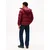 Tommy Jeans Zimska jakna ESSENTIAL merlot