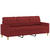 vidaXL Trosed vinsko rdeč 180 cm blago