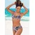 SUNSEEKER Bikini rjava/oliva/svetlo oranžna/roza/črna