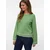 VERO MODA Pulover VMGOLD zelena/bela