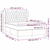 Greatstore Box spring postelja z vzmetnico modra 140x200 cm blago