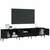 TV ormarić s ladicom crni 200 x 25 x 44 cm konstruirano drvo