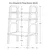 Hanah Home stalak za gramofon CPT4650-50, 50 cm, orah