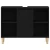 Ormarić za umivaonik crni hrast 80x33x60 cm inženjerski drvo