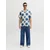 Jack & Jones Premium Srajca JPRBLUBILBAO  ecru / modra