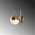 Opviq Zidna lampa E27 Max 40W, Bronzana