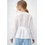 Trend Alacati Stili Ženska bluza dugih rukava Alc-X13422, V-izrez, Bela