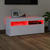 TV ormarić s LED svjetlima bijeli 90 x 35 x 40 cm