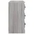 Komoda siva sonome 70x35,5x67,5 cm konstruirano drvo
