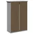 Stalak za cipele BODO sivi 80x35x118 cm
