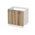 Hanah Home kuhinjski element Minar 4144, 80 cm, beli / dore