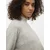 VERO MODA Pulover VMLEAF  svetlo siva