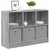 Kreveta s ladicama Siva Sonoma 88,5 x 27,5 x 63,5 cm