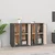 Komoda siva 120 x 35 x 80 cm od masivne borovine