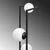 Opviq Podna lampa Corner 13775, 35 x 35 x 157 cm, 5 s (2xE27 & 3xE14), 250 cm Kabl, Crna