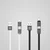 Nillkin Plus 2-v-1 kabel Micro USB in Type-C 1,2 m bele barve