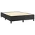 Vidaxl Box spring postelja z vzmetnico črn 140x190 cm umetno usnje