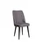 Hanah Home Set 2 trpezarijske stolice Sivo-Crni