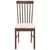 vidaXL Jedilni stoli z blazinami 2 kosa Brown Solid Wood Rubber