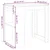 Vidaxl Barska miza starinski les 102x70x103,5 cm inženirski les