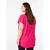 Active by Zizzi Majica Basic svetlo siva/roza