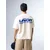 Bershka Majica  modra / off-bela