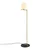 Opviq Podna lampa Luminar-14181, 37x30x140 cm, IP20, Zlatne boje