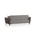 Atelier del Sofa Trosed na razvlačenje Aren 85x43x175cm Sivi