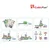 Northix Cubicfun 3D Puzzle City Line Bavaria