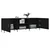 TV ormarić crni 150 x 30 x 50 cm od konstruiranog drva