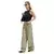Cropp - Pantalone wide leg - braonkasto zelena