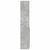 Visoka komoda siva betona 50x35x180 cm od konstruiranog drva